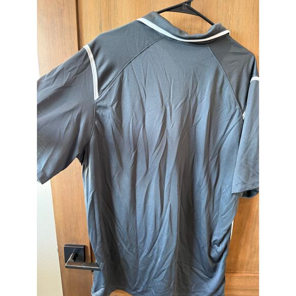 Nike Dri Fit Men's Polo Gray Size XL Golf Athleisure Short Sleeve Sport - Picture 3 of 7